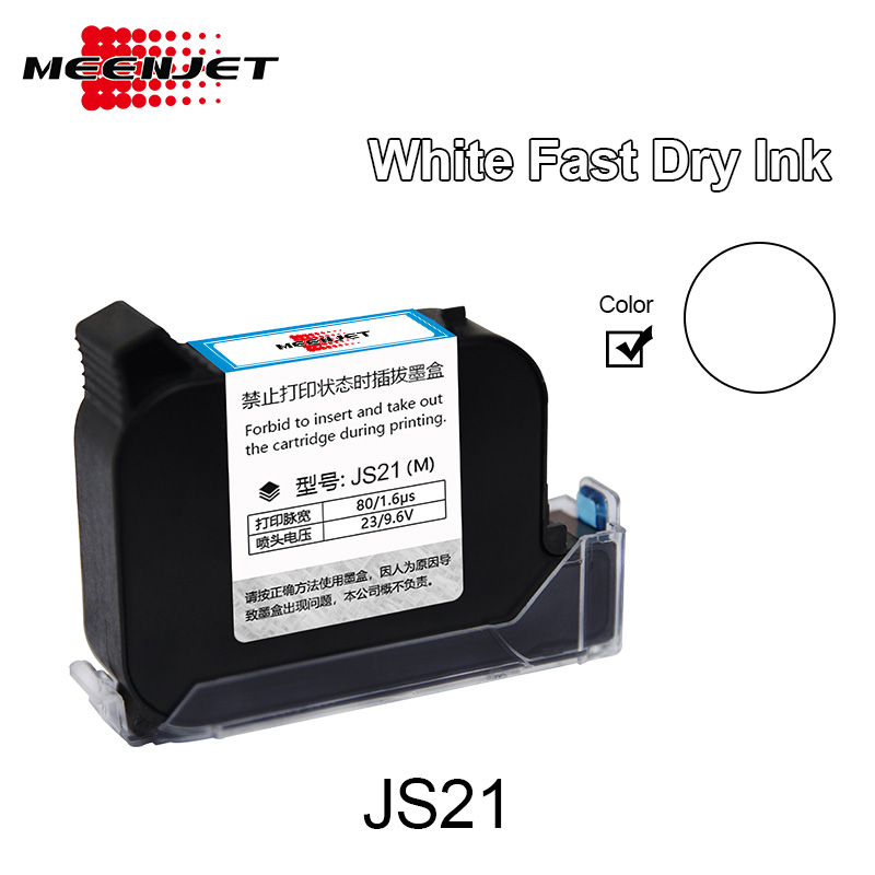 White Solvent Ink Cartridges